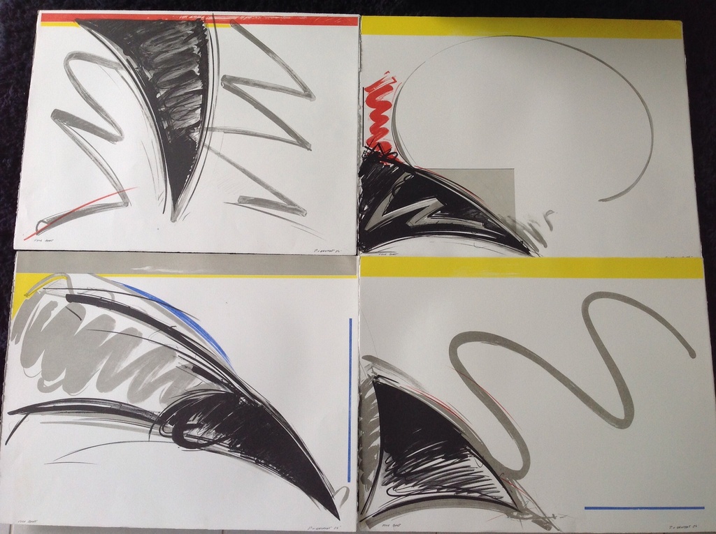 Peter van Drumpt : Kleurenlitho , Landinwaarts 4 kopen? Bied vanaf 30!