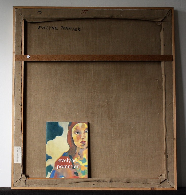 Evelyne Pommier (1952-1978), olieverf op doek, portret kopen? Bied vanaf 100!