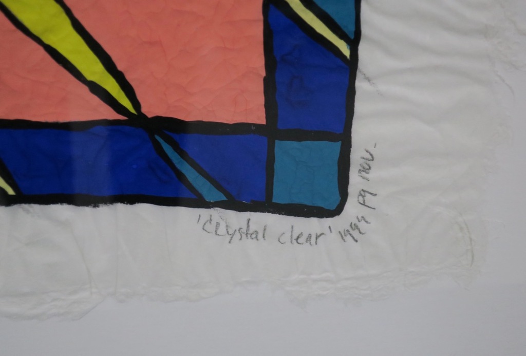 Piet Quekel: Gouache op rijstpapier, Crystal clear - Ingelijst kopen? Bied vanaf 1!