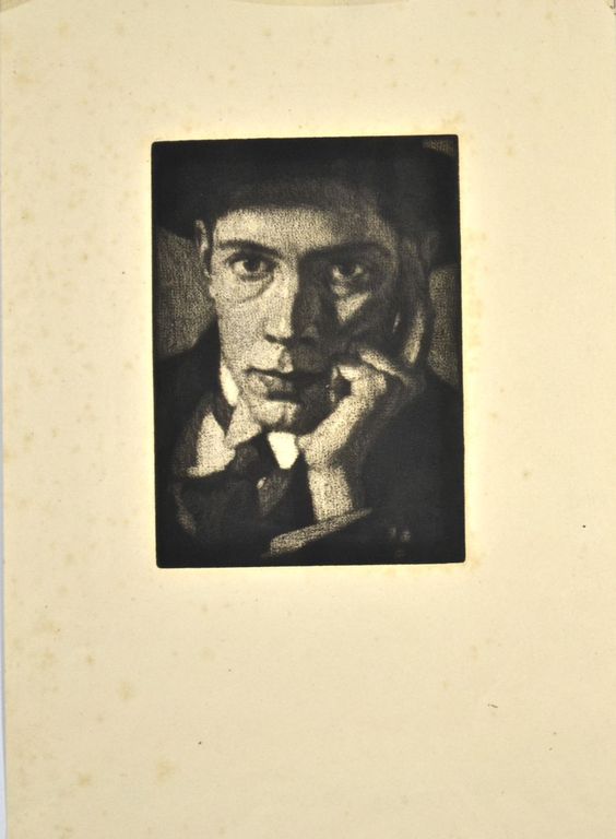 Stefan Eggeler: Mezzotint. Zelfportret kopen? Bied vanaf 20!