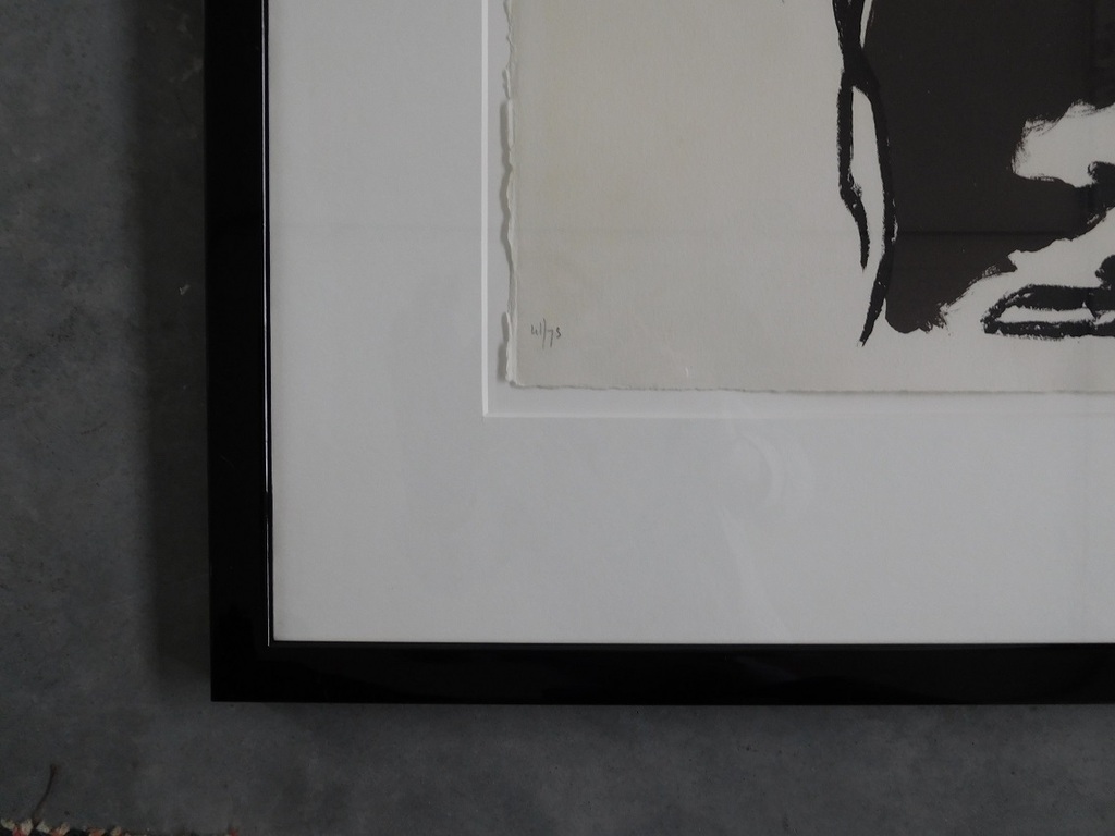 Karel Appel, Litho "A Beast Drawn Man", 1961, 14/75 kopen? Bied vanaf 950!