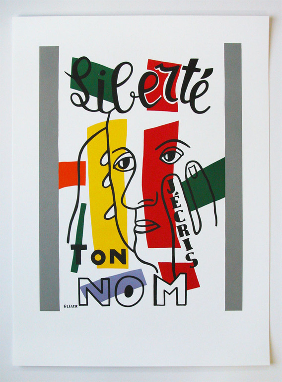 Fernand Leger, kleurenlitho, Liberté  kopen? Bied vanaf 80!