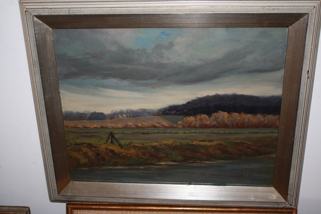 R H Oldeman - DUINLANDSCHAP met BOERDERIJ kopen? Bied vanaf 120!