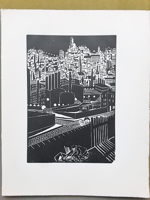 Frans Masereel, houtsnede, uit La Ville 1928 kopen? Bied vanaf 45!