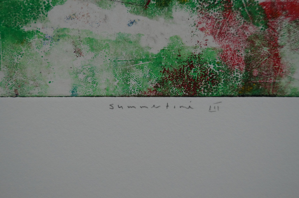 Lia van Leeuwen - gesigneerde ets - summertime III kopen? Bied vanaf 15!