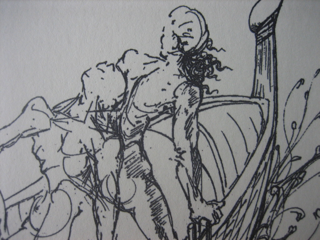 Salvador Dali - In Rowing Boat - Lithografie - oplage 2500 ex. - 1944 kopen? Bied vanaf 1!