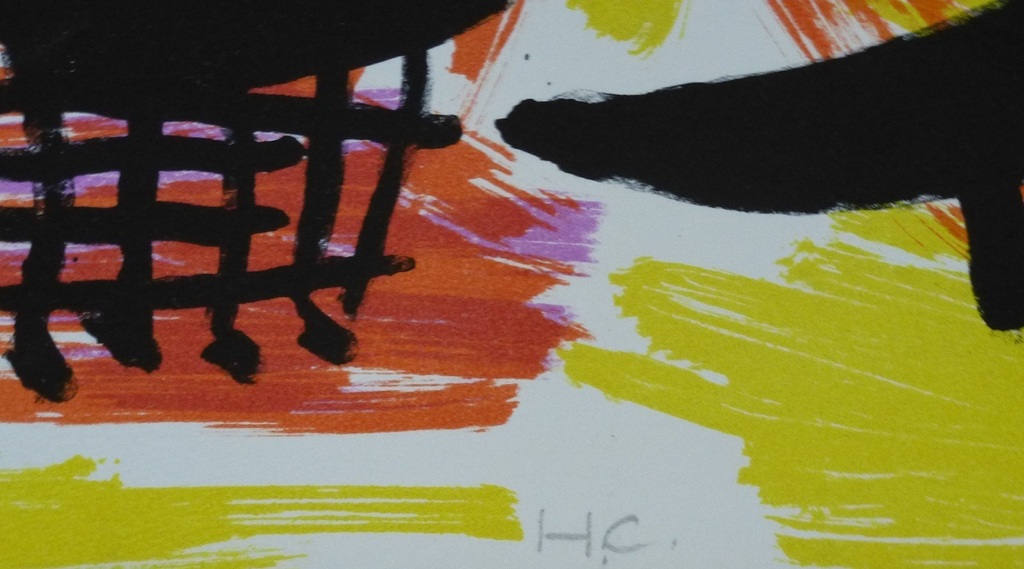 Anton Rooskens - litho: compositie - 1967 - handgesigneerd kopen? Bied vanaf 350!