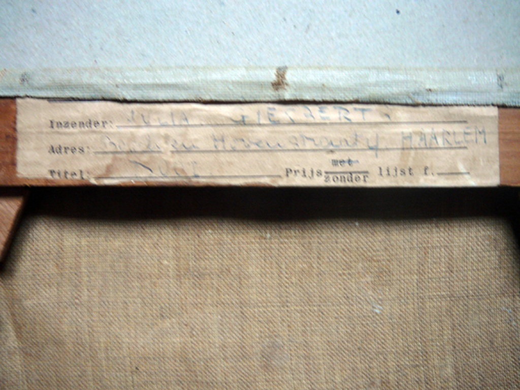 Julia Giesberts: 'Dooi' -olieverf circa 1935- kopen? Bied vanaf 60!