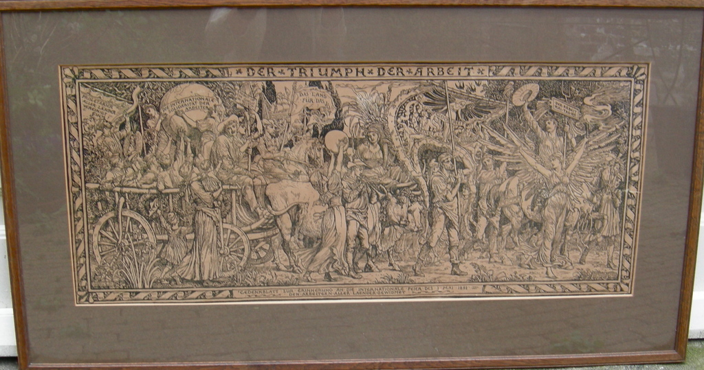 Heinrich Scheu (houtsnijder) Walter Crane (tekenaar): Triumpf der Arbeid, 1891 kopen? Bied vanaf 1!