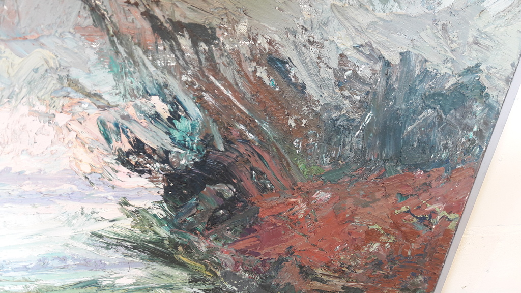 Richard van Dijk olieverf op linnen. Titel Herfst kopen? Bied vanaf 250!