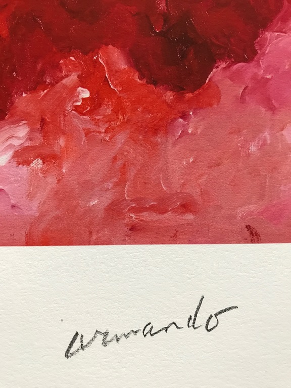 Armando - Rood gewaad - Giclee - gesigneerd - 10/30 - 2016 kopen? Bied vanaf 123!