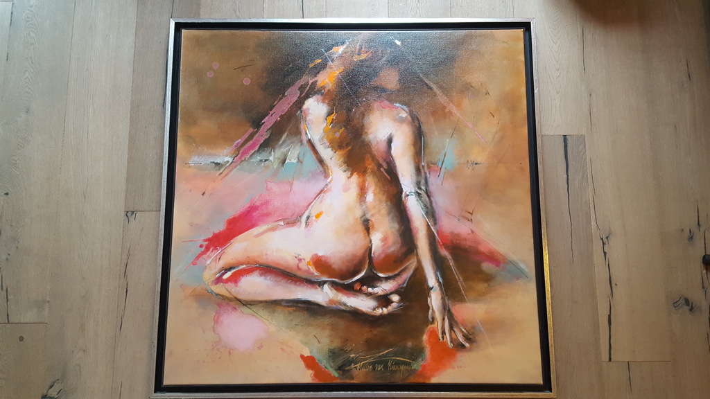 Marion van Nieuwpoort (1950-2008) - acryl op doek, gesigneerd m.o. kopen? Bied vanaf 525!