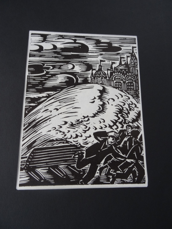 Masereel- 3 originele houtsnedes verkocht voor € 60!