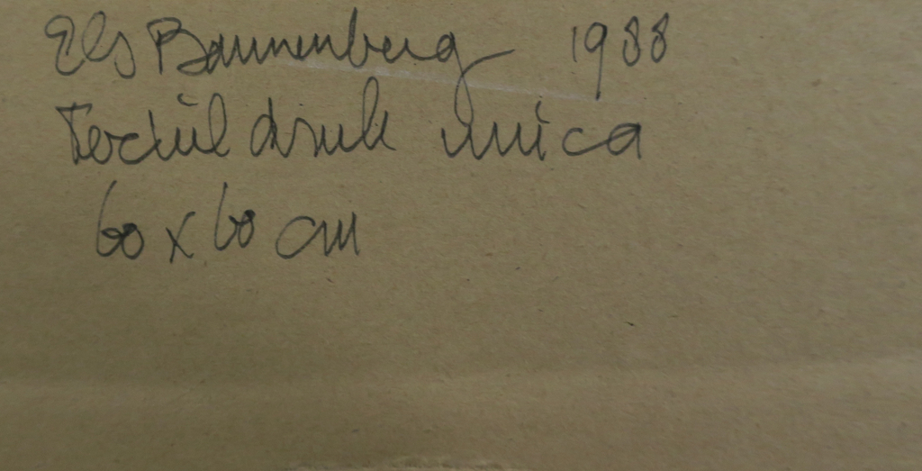 Els Bannenberg: Gemengde techniek en grafiek op textiel op paneel , Feuerbach  kopen? Bied vanaf 20!