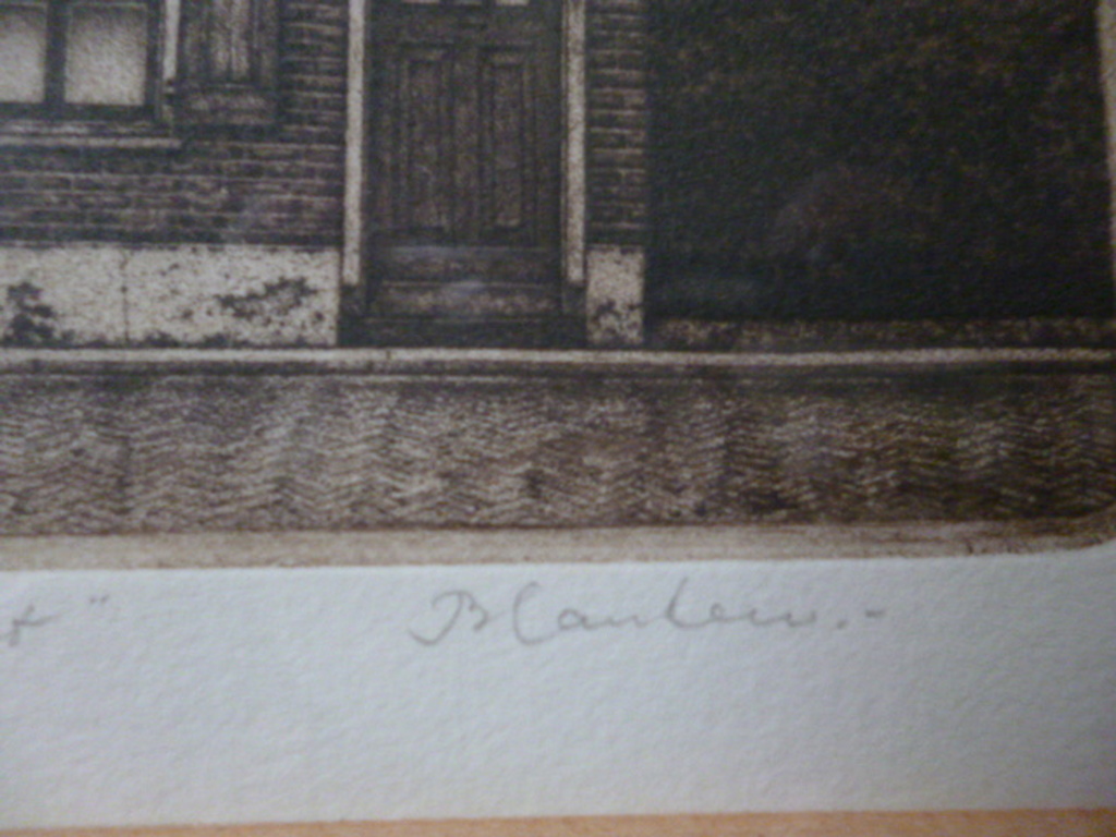 Hans Blanken - ets - Zomeravond te Bergambacht kopen? Bied vanaf 30!