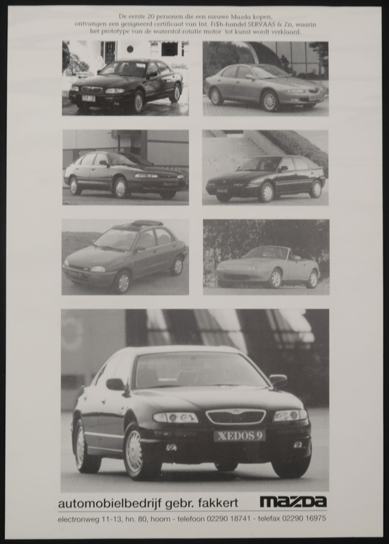 Lot van 3: o.a. Int. Fish-handel SERVAAS en Zn., Mazda Rijdt Kunst! kopen? Bied vanaf 1!