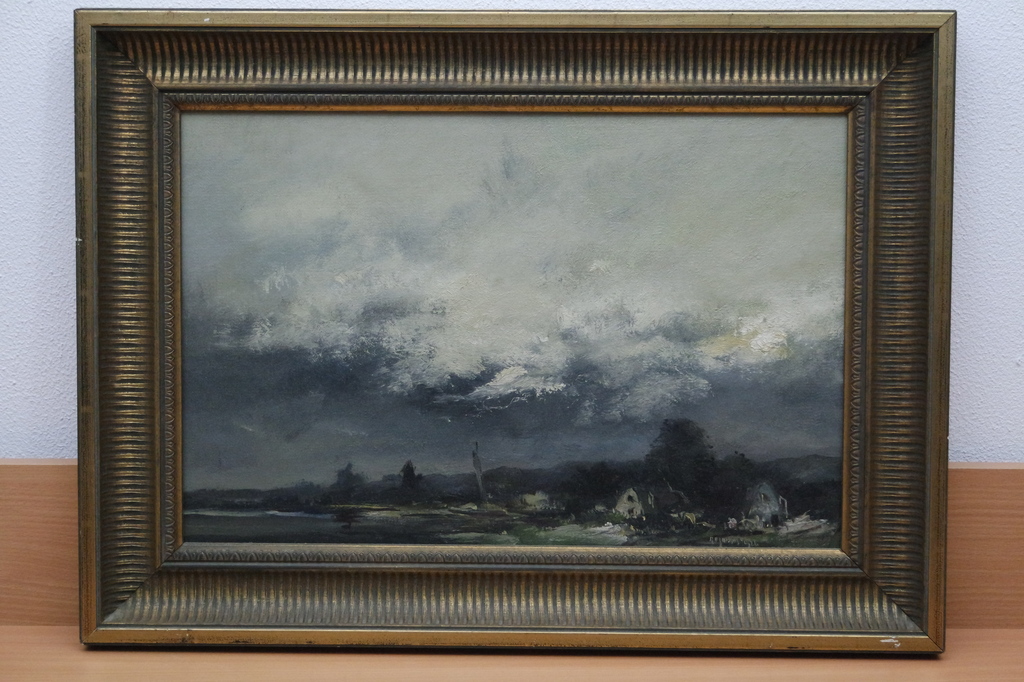 Antoon Markus (1870-1955) - maroufle - huizen aan een rivier kopen? Bied vanaf 255!