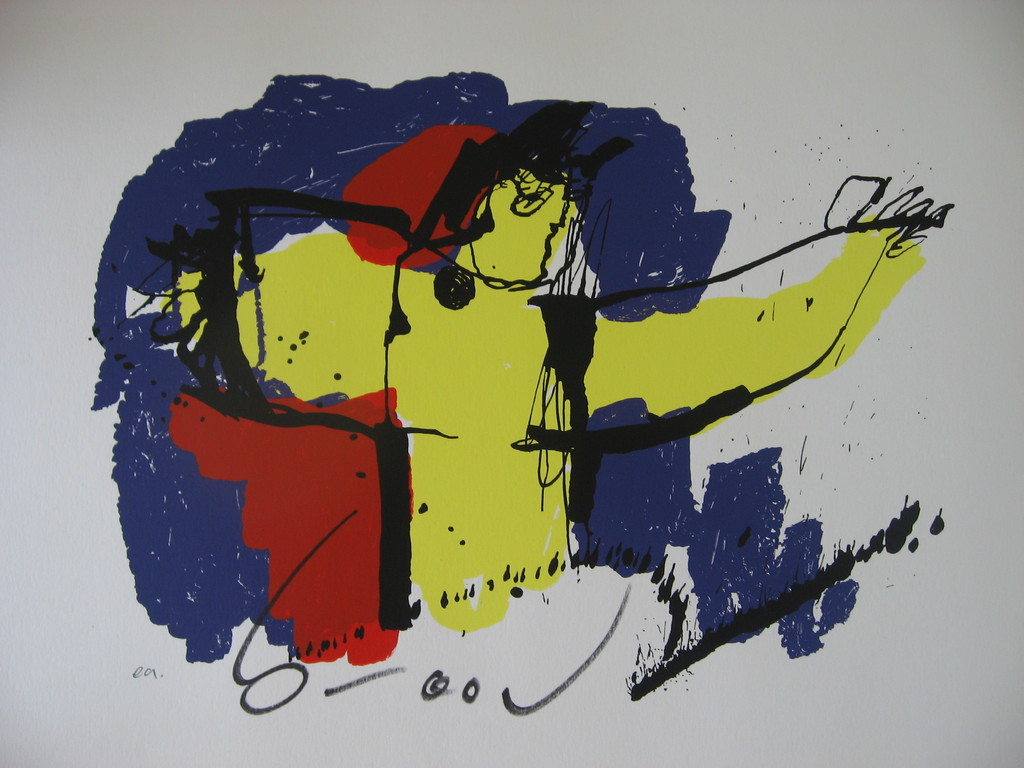 Herman Brood: Kleurenzeefdruk, Brasil God verkocht voor € 69!