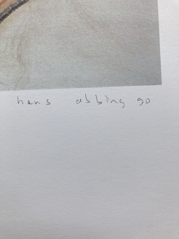 HANS ABBING 1 originele zeefdruk voor t AIDS Fonds 1990 kopen? Bied vanaf 1!