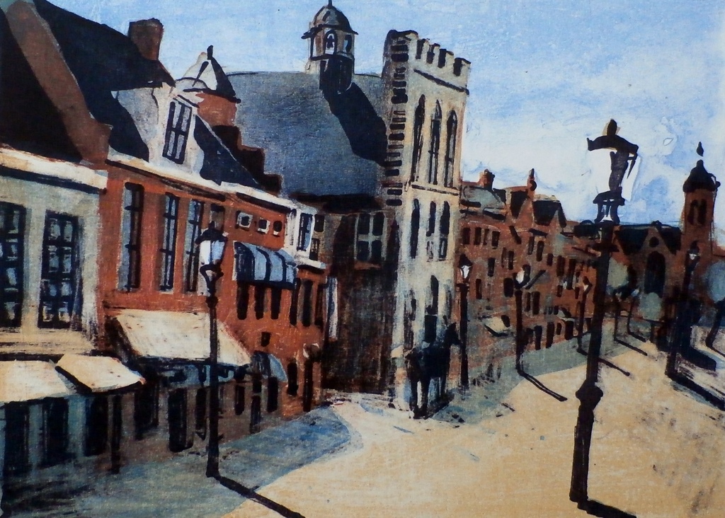 Jeroen Hermkens - Litho: voorstraat Vianen - 1997 verkocht voor € 112!