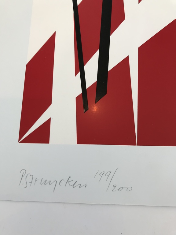Peter Struycken, Kleurenzeefdruk, Gesigneerd en Genummerd kopen? Bied vanaf 100!