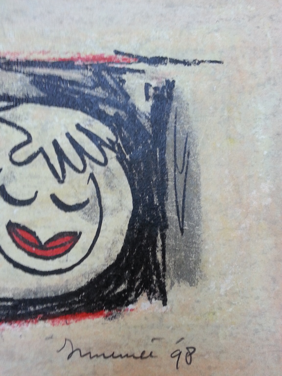 Hans Innemee, zeefdruk op handgeschept papier, titel; :la nude avant" kopen? Bied vanaf 35!