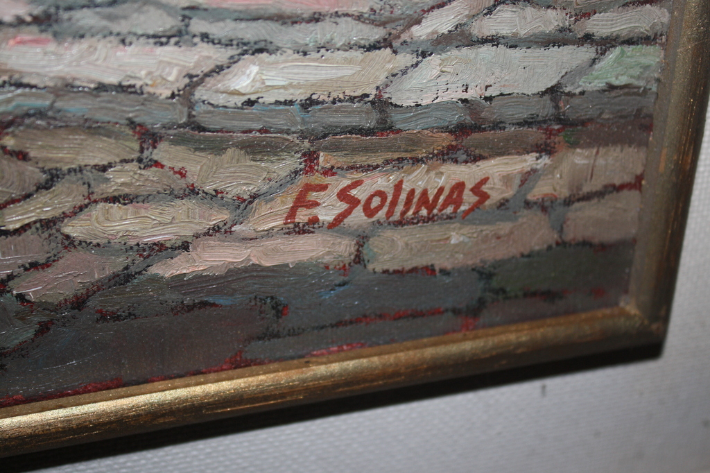 SPAANSE HUISJES IN ZOMERLICHT van SOLINAS kopen? Bied vanaf 1!