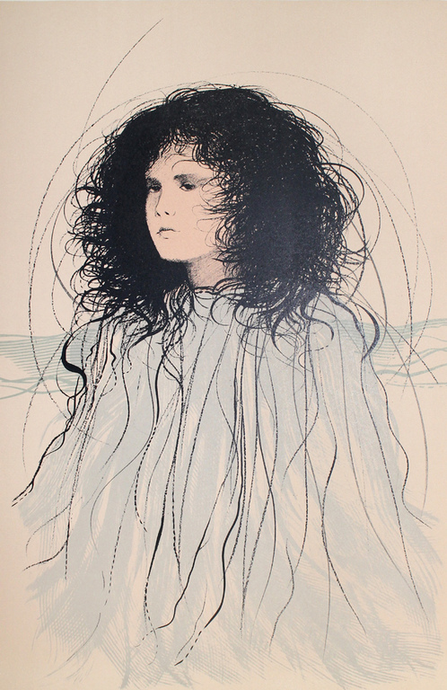 Riccardo Benvenuti -La Signora- Prachtige Lithografie 2017. Handgesigneerd. verkocht voor € 35!