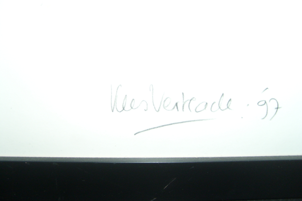 Kees Verkade, kleurenlitho, l'aurevoir.nr.30 van de 50 stuks kopen? Bied vanaf 250!