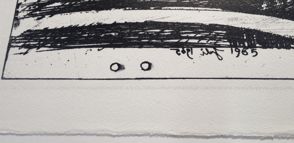 Hannes Postma, "Essay in Ballistics II", litho in vier kleuren, 1965, Prent 190 kopen? Bied vanaf 45!