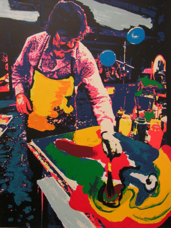 Karel Appel - zeefdruk 85 x 70 cm - SUNDAY kopen? Bied vanaf 175!