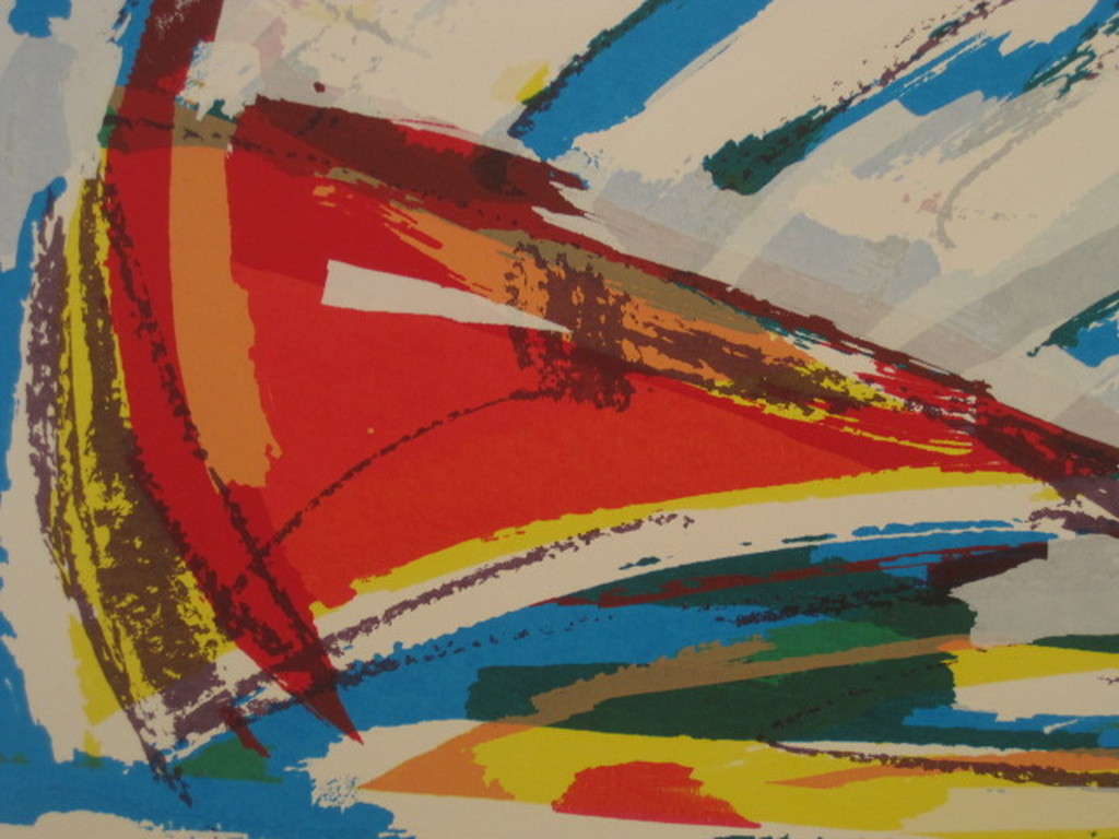 Expressionisme van Lukie de Bree (1953-) originele handgekleurde Ets gesigneerd kopen? Bied vanaf 1!