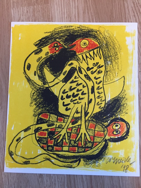 Corneille COBRA  originele zeefdruk/Litho 1998 kopen? Bied vanaf 10!