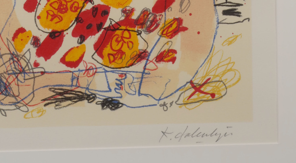 Kees Salentijn: Zeefdruk, Vestidos V - Ingelijst kopen? Bied vanaf 40!