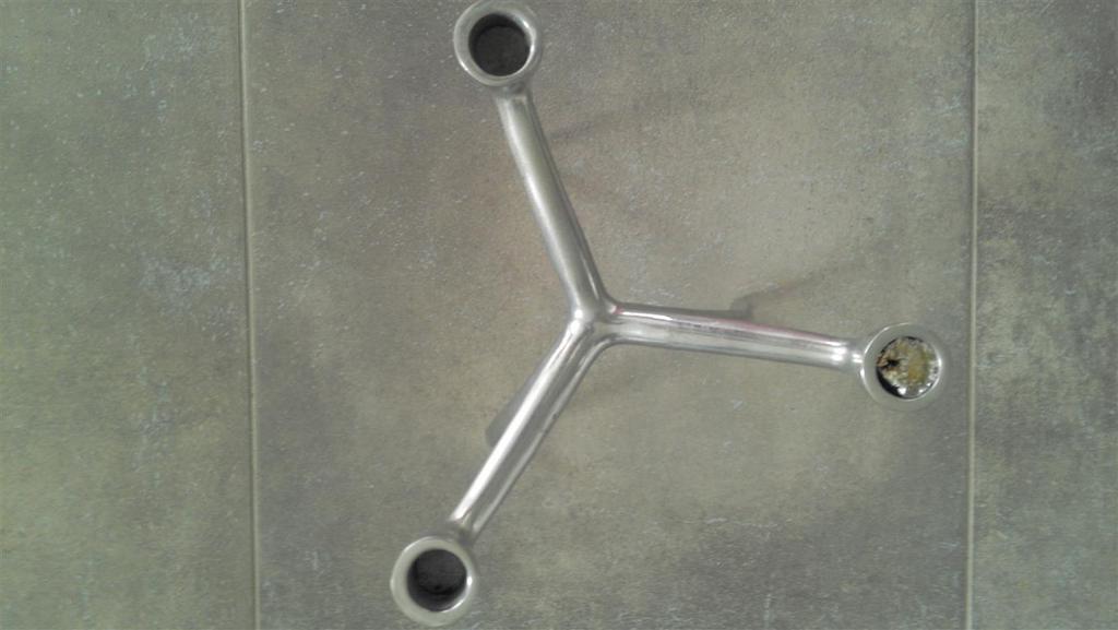 Gepolijste aluminium driearmige kandelaar kopen? Bied vanaf 12!