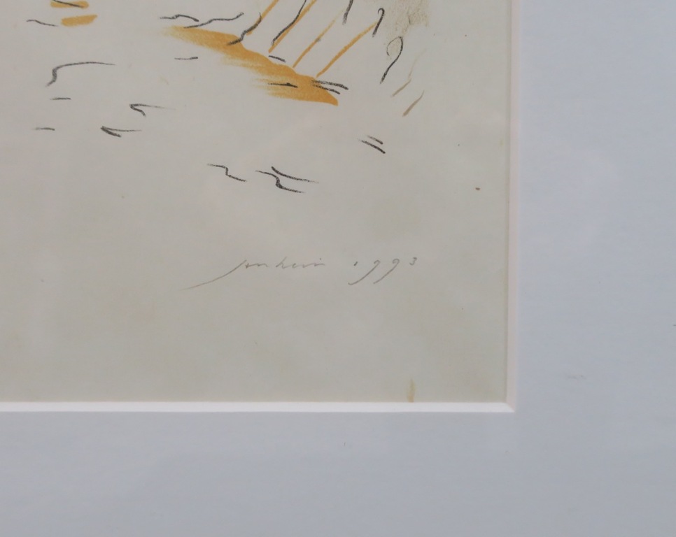 Jan Hein van Rooy: Litho 2 luik : Paisajo reencontrado - Ingelijst kopen? Bied vanaf 35!