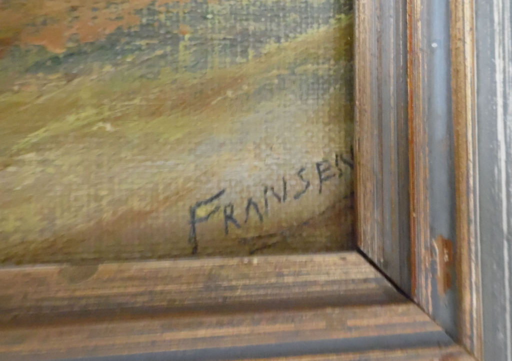 Anton Fransen - olie op paneel - stilleven met appels kopen? Bied vanaf 30!