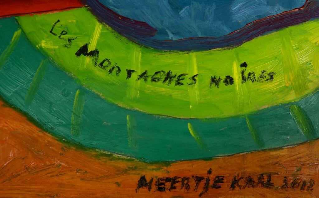 Lot met 4x olieverf op hout van Meertje Kaal kopen? Bied vanaf 1!