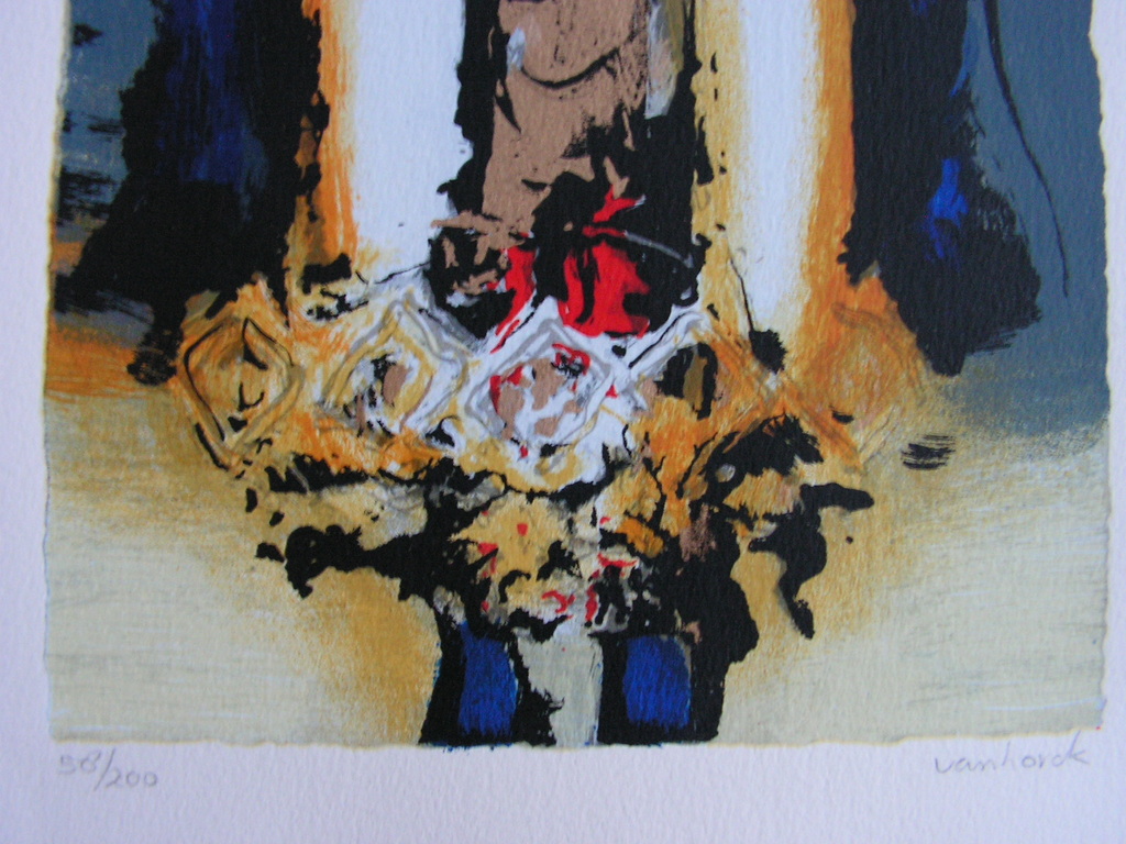 Zonder titel - zeefdruk - gesigneerd - oplage 200. kopen? Bied vanaf 1!