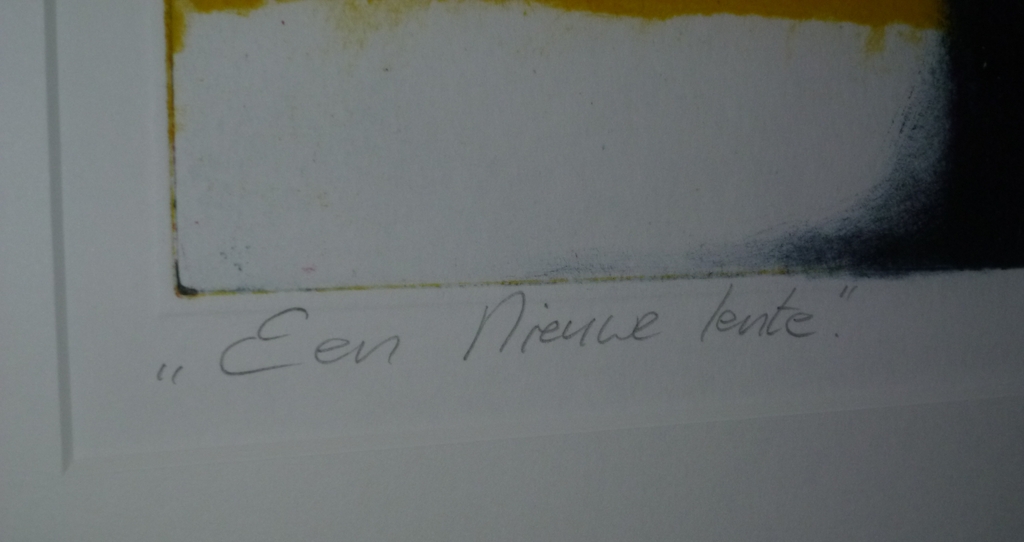 Hans Heijman lithografie â��Een nieuwe lenteâ�� 1998 kopen? Bied vanaf 100!