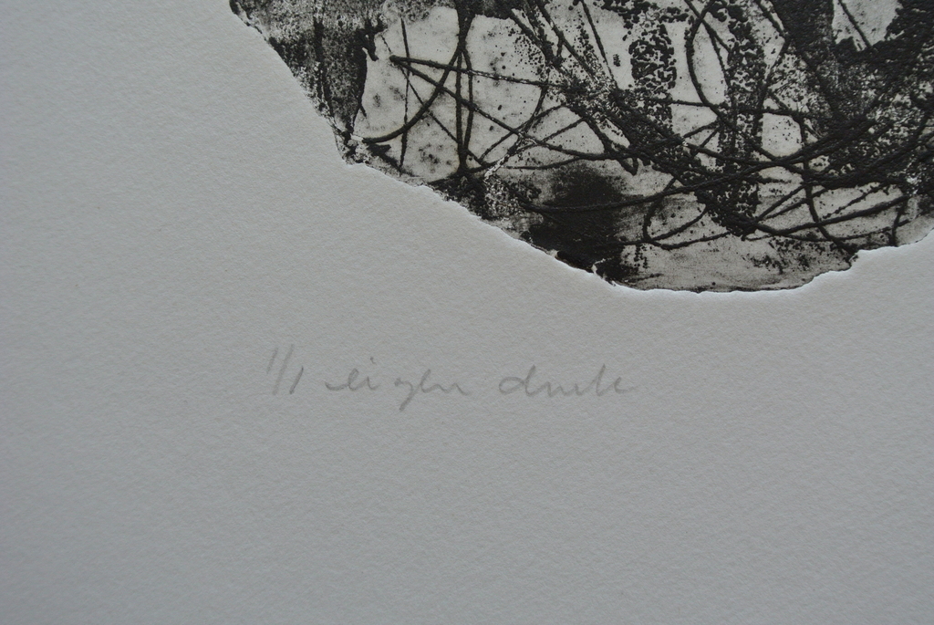 Ernst Vijlbrief. Ets/Aquatint 1963,  Oplage: 1 ex. Eigen druk. kopen? Bied vanaf 67!