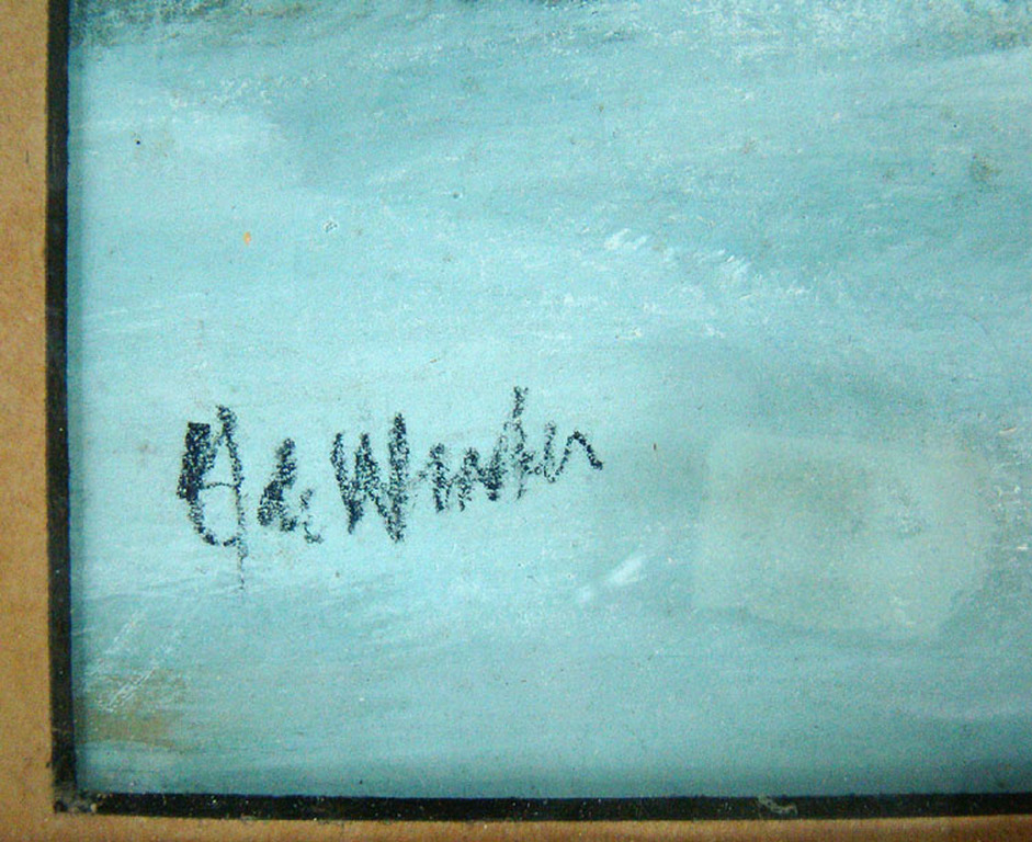 Janus de Winter, winterlandschap-  Laatste aanbieding. kopen? Bied vanaf 45!