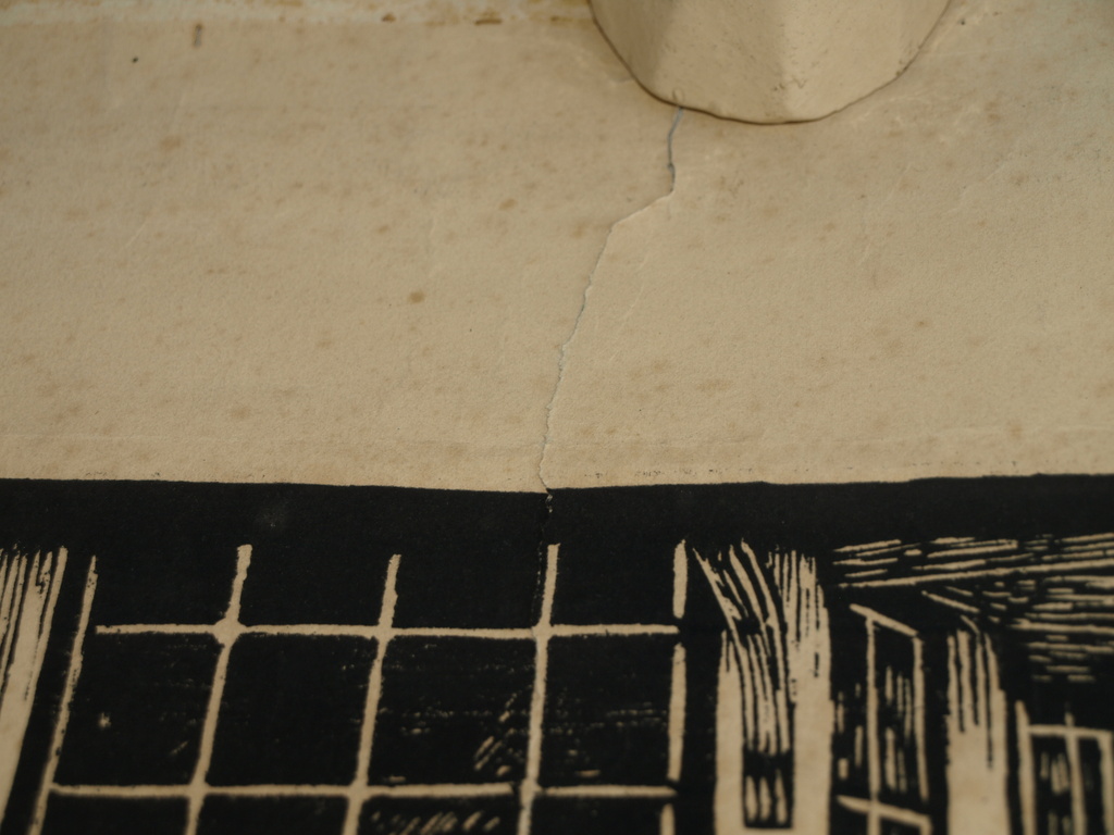 Joseph Raphael : Houtsnede, Old Sailors at the Pavilion in the Dunes – 1927 kopen? Bied vanaf 1!