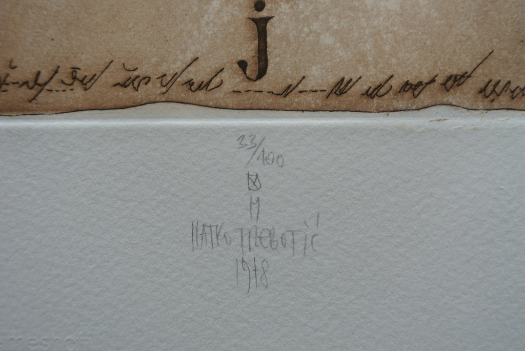 Matko Trebotic Mooie Kleurenets -Fliegende Stadt mit Apfel-. 1978. kopen? Bied vanaf 59!