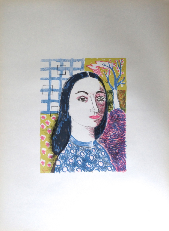 Charles Eyck. Lithografie. Vrouw. kopen? Bied vanaf 1!