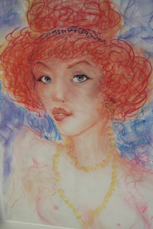 ETIENNE ROGER - MEISJES CLOWN leerling picasso verkocht voor € 100!