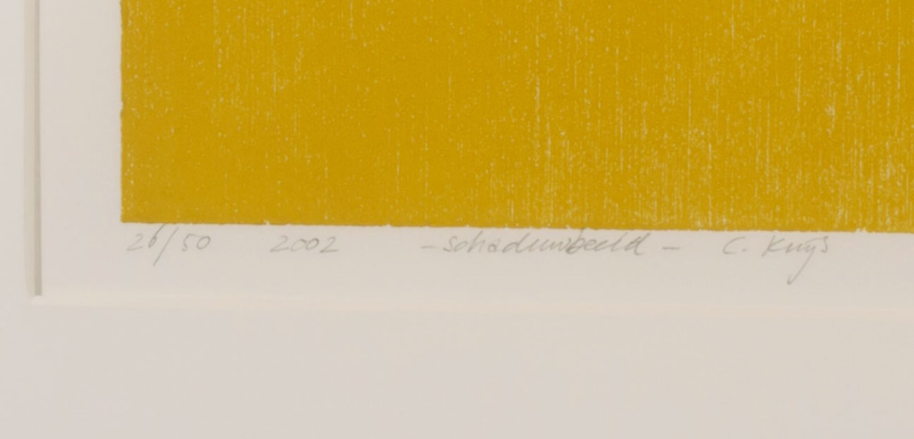 Corrie Kuijs: Lino, Schaduwbeeld - Ingelijst kopen? Bied vanaf 20!