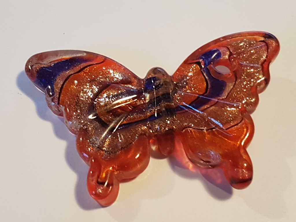 Murano glas pendant - Lotto Butterfly 2 pz kopen? Bied vanaf 1!