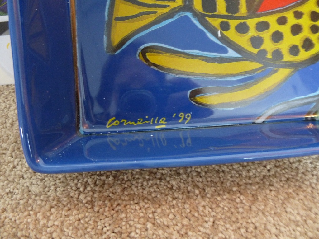 Corneille, keramieke ovenschaal, 1999, met certificaat kopen? Bied vanaf 60!
