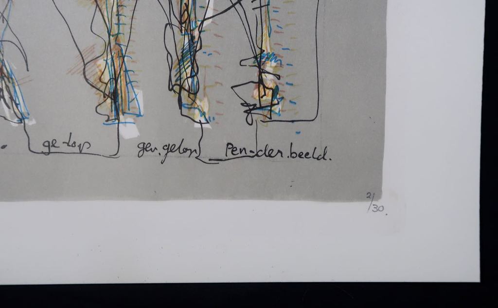 Rene Glaser: Litho, Pen-der beeld kopen? Bied vanaf 1!